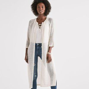 NWT Lucky Brand Lightweight Long Sleeve Duster in Camel size S